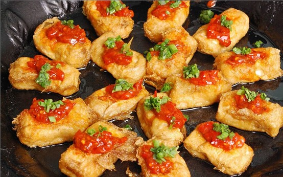 Hairy tofu, 毛豆腐, mao dou fu