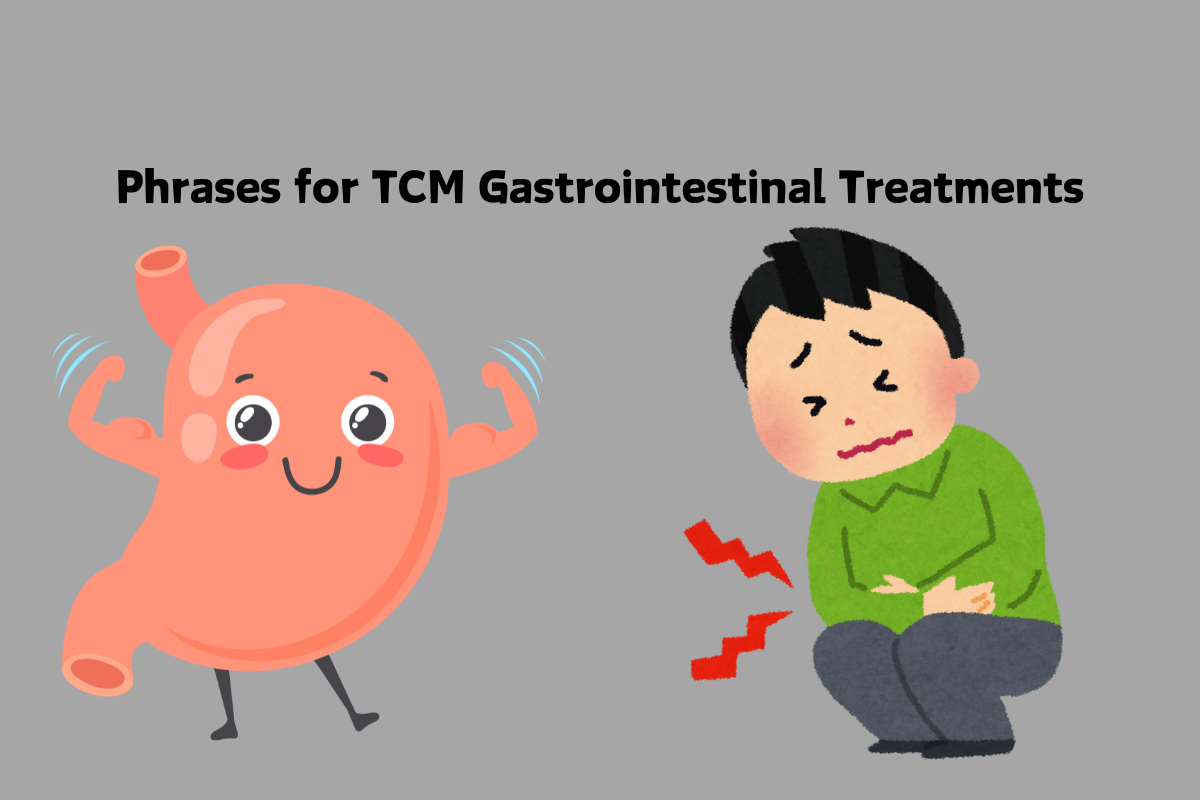 Phrases for TCM Gastrointestinal Treatments